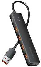 USB jagaja Vention CHOBB 5-in-1 USB 3.2 Gen 2, must