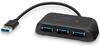 USB jagaja Speedlink Snappy Evo SL-140106-BK, 4 porti, must