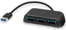 USB jagaja Speedlink Snappy Evo SL-140106-BK, 4 porti, must