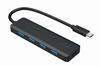 USB jaotur Gembird UHB-CM-U3P4P-01, 4 porti, Type-C