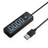 USB jagaja Orico PW4U-U3 USB-A, 4x USB-A 3.0, must