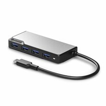 USB jagaja Alogic UCFUUA-SGR Fusion Swift 4-in-1, USB-C, hõbe