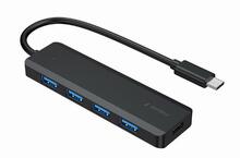 USB jaotur Gembird UHB-CM-U3P4P-01, 4 porti, Type-C