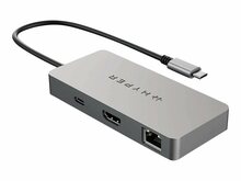 USB jagaja Hyper HyperDrive WWCB 5-in-1 Hub Ethernet LAN (RJ-45) ja 1 HDMI liidesega