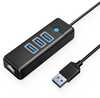 Adapter Orico PW3UR-U3, 3x USB ja 1x RJ45