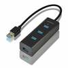 USB jagaja AXAGON HUE-S2B, 4 porti, 30 cm