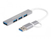 USB jagaja Delock 4 pordiga USB Type-C
