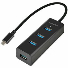 USB jagaja Axagon HUE-S2C, 4x USB 3.0, must