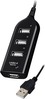 USB jagaja Vakoss TC-234UX, 4 porti, USB 2.0, must
