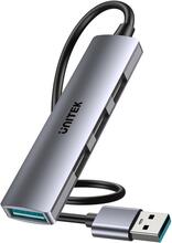 USB jagaja Unitek COMPACT USB-A HUB 3x USB 2.0 + 1x USB 3.0, 5 Gbps