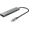 USB jagaja Trust 24191, alumiinium