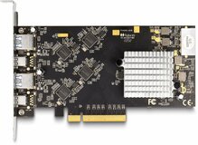 USB kontroller Delock PCI Express x8, 2x USB 3.2 Gen 2x2 Type-C + 2x USB 3.2 Gen 1 Type-A