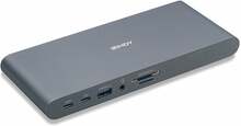USB jagaja Lindy DST-Pro 5K XT, hõbe