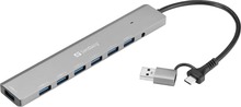 USB jagaja Sandberg 136-66 USB-C/A 7 x USB 3.0
