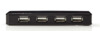 USB jagaja Nedis UHUBU2430BK, 4 porti, must