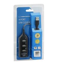 USB jagaja Esperanza EA116, must