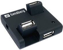 USB jaotur Sandberg 133-67, 4 porti, USB 2.0