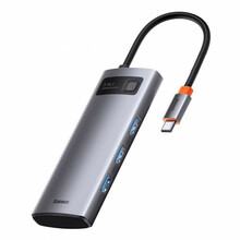 USB jagaja Baseus Metal Gleam seeria 5in1, CAHUB-CX0G