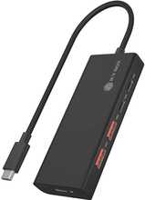 USB jagaja Icy Box IB-HUB1436-CPD 4-Port USB 3.2 Gen 2, must