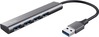 USB jagaja Trust Halyx 4 pordiga, must/hall