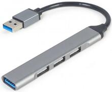 USB jagaja Gembird UHB-U3P1U2P3-02, 4 porti, hõbedane