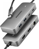 USB jagaja Axagon HMC-CUB83X2 7-in-1 USB-C 10Gbps, must