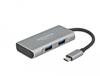 USB jagaja Delock 63261, 3 x Type-A ja 1 x Type-C