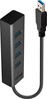 USB jagaja Lindy I/O HUB USB3 4PORT/43324, must