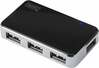 USB jagaja Digitus DA-70220, 4 porti, must/hõbe