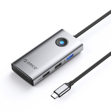 USB-C jagaja Orico PW11-5P, hall, 1x USB-A 3.0 + 2x USB-A 2.0 + 1x USB-C PD + 1x HDMI