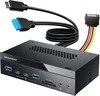 USB jagaja kaardilugejaga Graugear G-MP03CR-AU, 8 pordiga