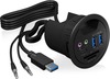 USB jagaja RaidSonic IB-HUB1404A, 120 cm