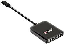 Videoadapter Club 3D CSV-1555 USB-C – 2x DisplayPort, must