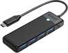 USB jagaja Orico 4in1 USB A3.0x4, must