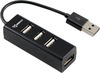 USB jagaja Sbox H-204, 4 porti, must