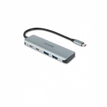 USB-C jagaja Dicota D32061 4-in-1, hõbe, 10 Gbps