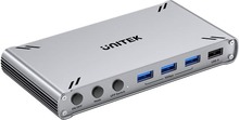 KVM lüliti Unitek USB-C 10Gbps HDMI ja failiedastusega