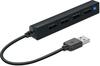 USB jagaja Speedlink Snappy Slim SL-140000-BK, 4 porti, must