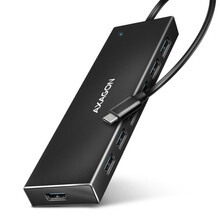 USB jagaja Axagon HUE-F7C, 7 porti, must