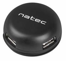 USB jagaja Natec NHU-1330, must