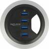 USB jagaja Delock 4-Port In-Desk, 90 cm