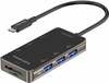 USB-C jaotur Promate PrimeHub-Mini 8in1, HDMI 4K, LAN, PD 100W, SD, 3x USB 3.0