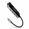 USB jagaja Axagon HMC-6GL, hõbe/must