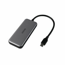 USB-C jagaja DELTACO USBC-HUB204, hõbe