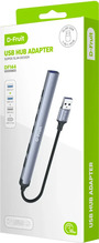 USB jagaja D-Fruit DF144 USB-A, 7 porti