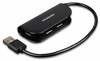 USB jagaja Axagon HUE-X4B, 4 porti, must