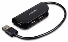 USB jagaja Axagon HUE-X4B, 4 porti, must