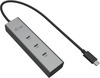 USB-C jagaja I-Tec C31HUBMETAL8KPDPRO, metall, 5 porti, hõbe, USB-C video 8K ja 85W toiteallikaga