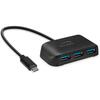 USB jagaja Speedlink SNAPPY EVO, 4 porti, must