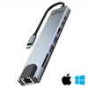 USB jagaja MEDIA-TECH MT5046, 8-in-1, Giga LAN